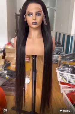 40 inch straight wig