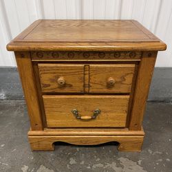 Wooden End Table Nightstand 