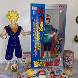 Vintage Dragon Ball Z Figures And VHS Movie Collection! 
