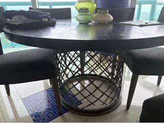 Dark Oak Dining Table