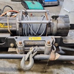 Mile Marker Electric Bumper Winch.