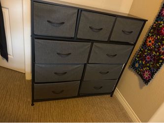 9 Drawer Fabric Storage