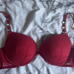 Red Lace Victoria’s Secret 36D Bra