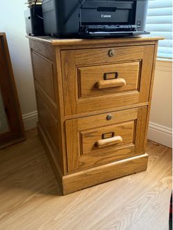 Oak Filing Cabinets -2
