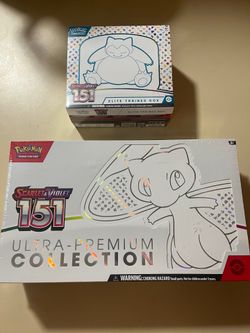 151 POKEMON boxes - UNOPENED (IN PLASTIC!)