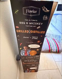 2 X Flaviar BBQ & Whiskey Tasting Set $150 each