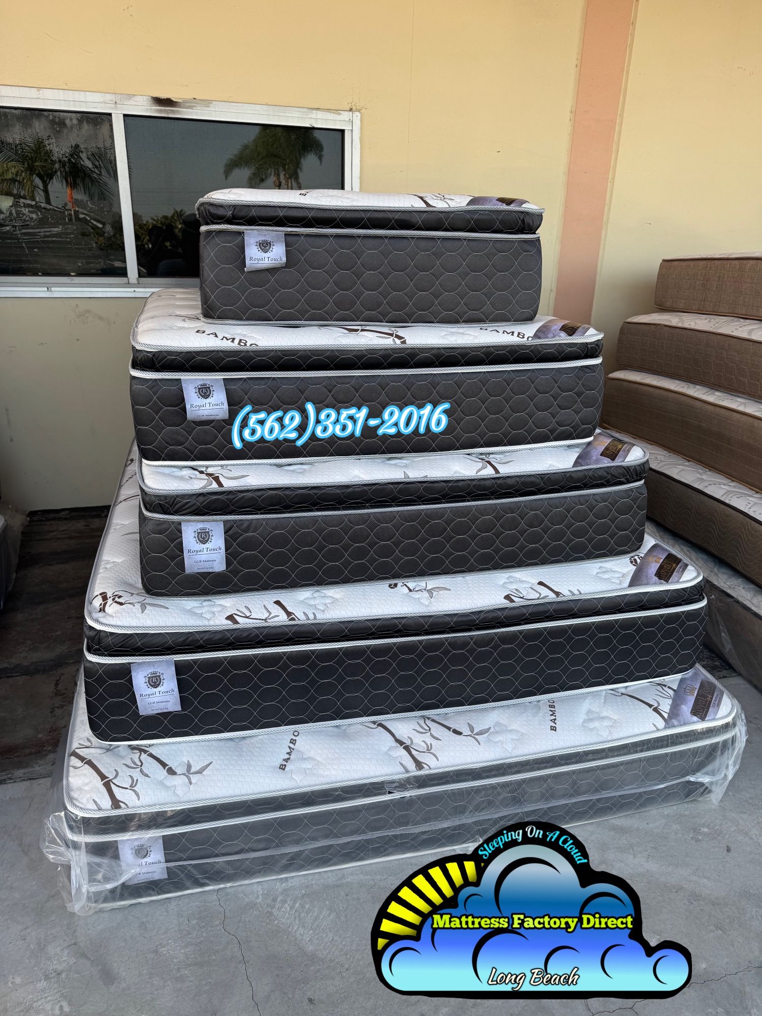 Queen Size Pillowtop Mattress And Boxspring Bed Set Nuevo New