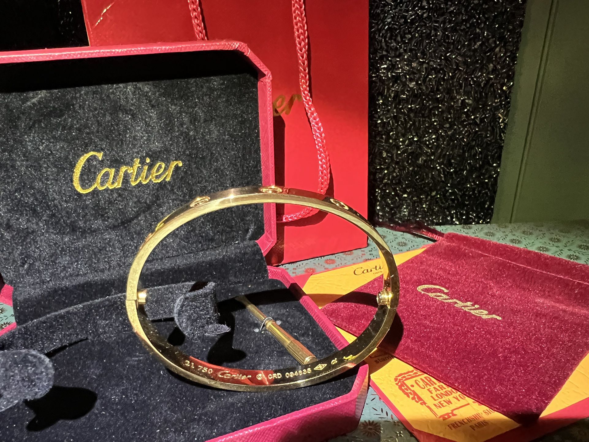 Cartier Love Bracelet 21 Cm For Man 