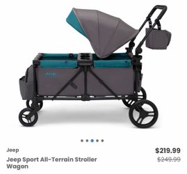 New Jeep sports all terrain stroller wagon