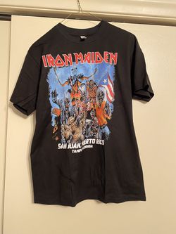 Iron Maiden concert shirt Puerto Rico Thumbnail