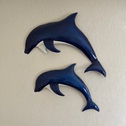 Dolphin Wall Art Set of 2