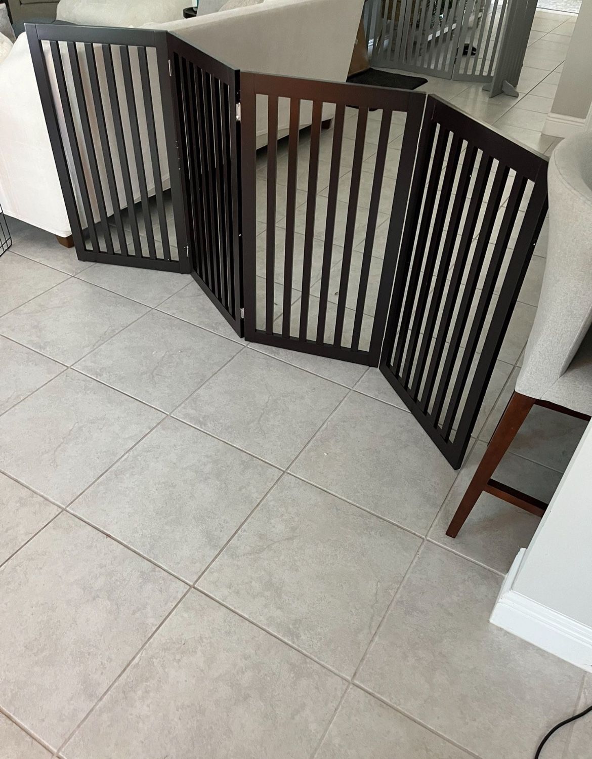 Pet Gate 36” Tall And 80” Wide In New Condition 