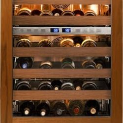 True Residential 24" Panel-Ready Glass Dual Zone Wine Cooler New