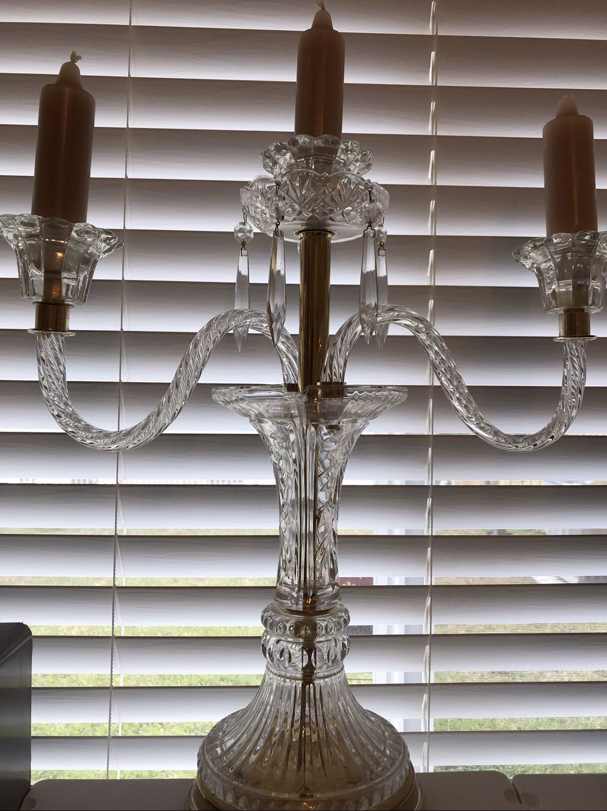 Besutiful Deco cristal Candelabra