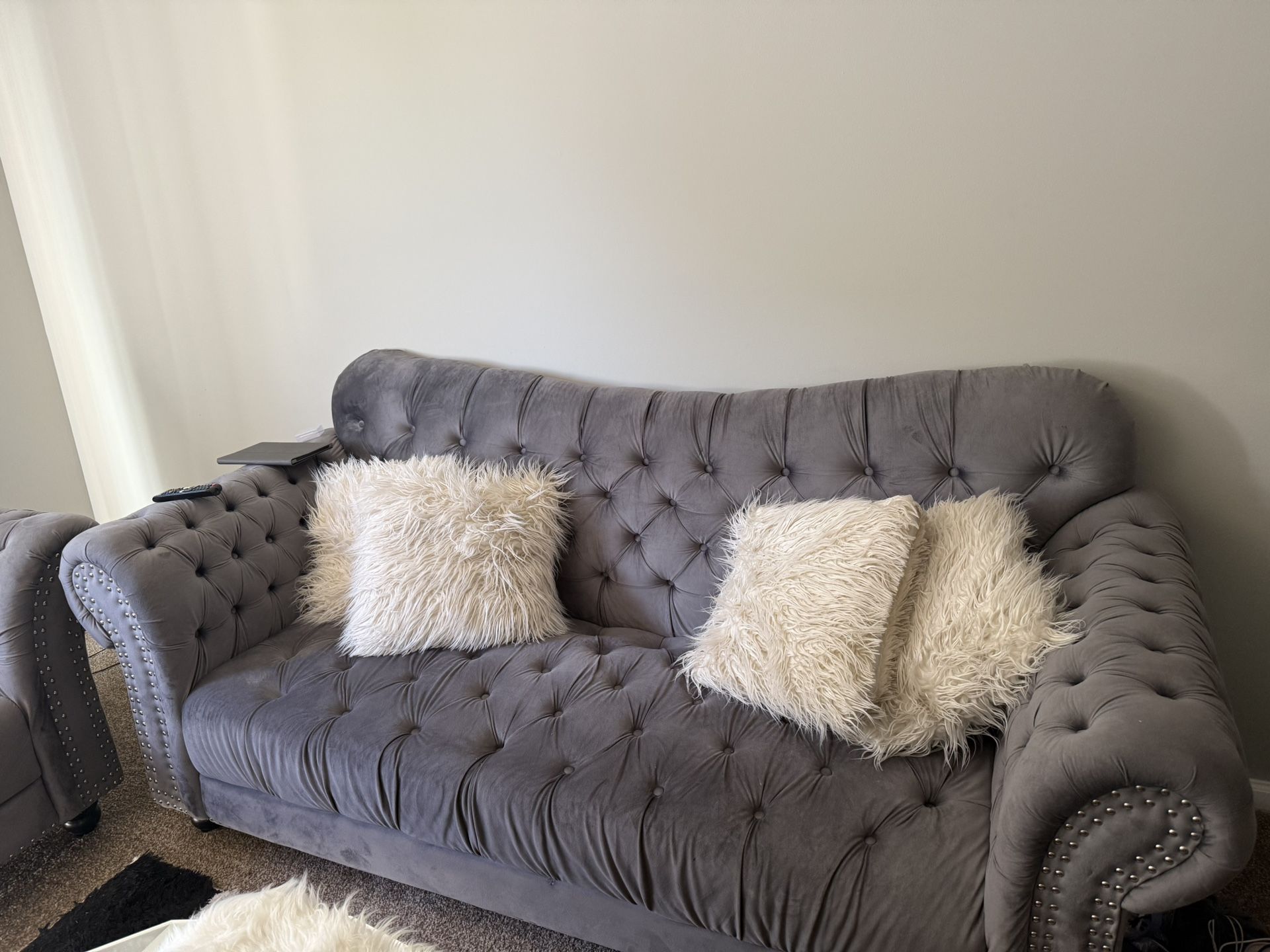 Three Seater, Love Chair (Coffee table For Free)