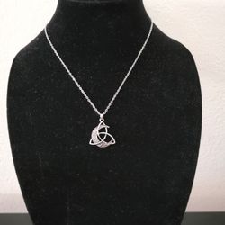 Women's Celtic Moon Necklace