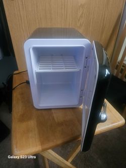 Mini refrigerator.