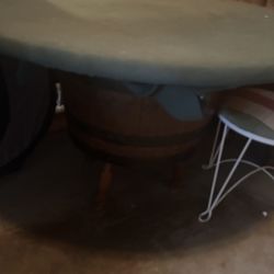 Poker Table And 4 Chairs 