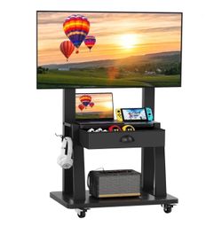 Tv Cart with Draw & Wheels (NEW)