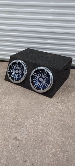 AUDIOBAHN BOX PIONEER SPEAKERS Subwoofer  sounds awesome