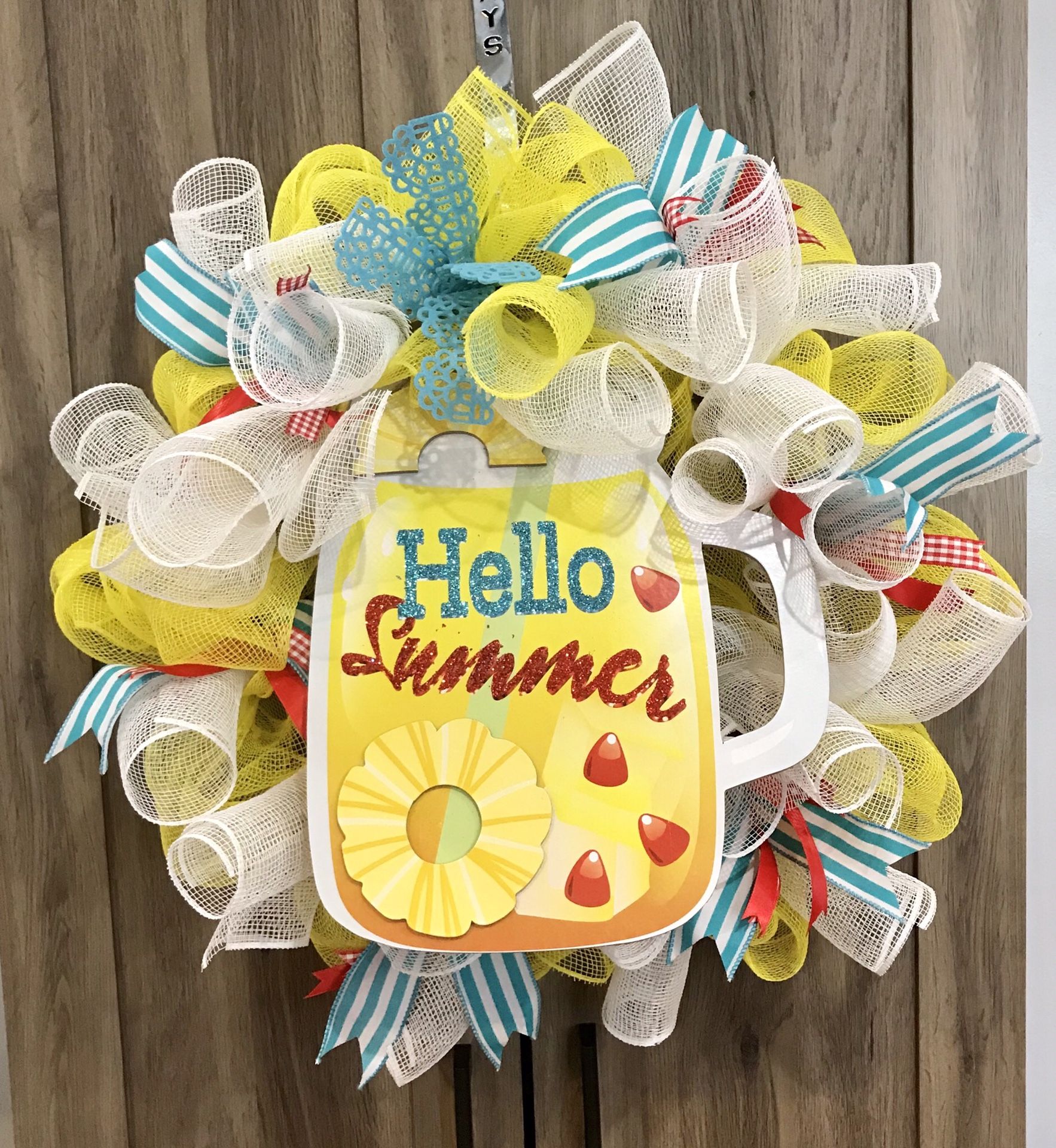 Hello summer wreath