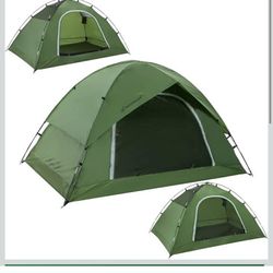 Camping Tent for 2 Person, - Waterproof Two Person Tents for Camping, Small Easy Up Tent for Family, Outdoor, Kids, Scouts in All W