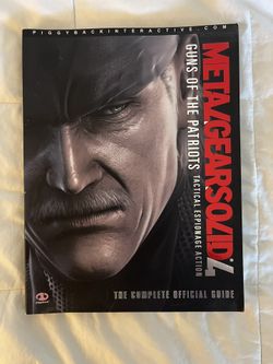 Metal Gear Solid 4 Official Strategy Guide Piggyback