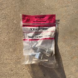 STRAIGHT STOP VALVE - 1/4 TURN 1/2” x 1/4”