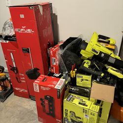 Milwaukee Ryobi And RIDGID Tools 