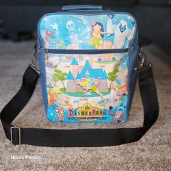 Disneyland Resort 50th Anniversary Retro Shag Style Tote Crossbody Messenger Bag