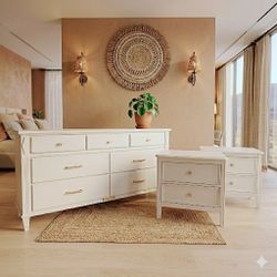 Ethan Allen Dresser And Nightstands, Sideboard And Endtables, TV Stand And Lamp Stands 