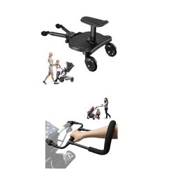 New Universal Stroller Sit Or Stand / Ride on Buggy Board & Stroller Handle Extender 