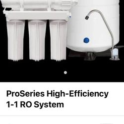 Home ‘RO’ Water system.  Pro elite-450 = Fifty Gal./day 