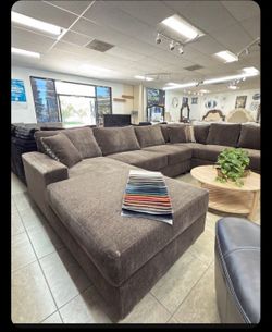 (ANY COLOR) Brand new super plush chenille sectional