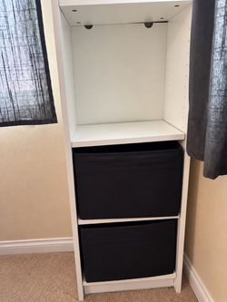 IKEA Storage Cabinet with 2 Bins