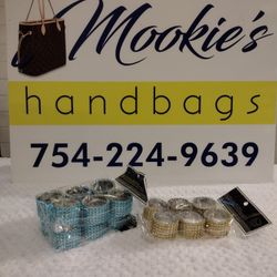 Flameless Candles In Gold Holder (9)