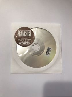 Travis Scott FRANCHISE Promo CD!