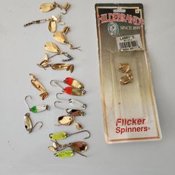 Shad darts & small spinners,mostly Hildelbran,19 -20 in all!