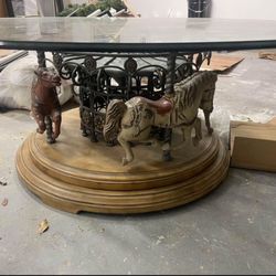 RARE Carousel Coffee Table