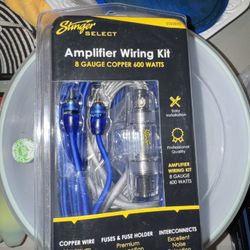 Stinger Select Amplifier Wiring Kit (SS600XS, 8 Gauge Copper 600 Watts)