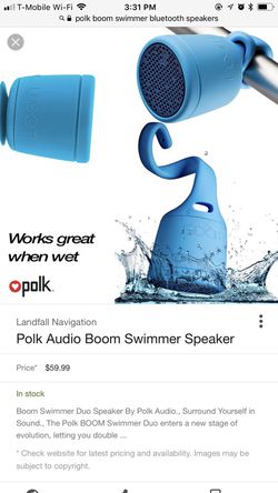Bluetooth Polk Audio Boom Swimmer Speaker