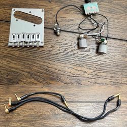 Guitar Parts Bridge Saddle Cables Pickup Wiring Output Jack Knobs Pickup Selector
