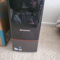 Lenovo Desktop Computer With Monitor