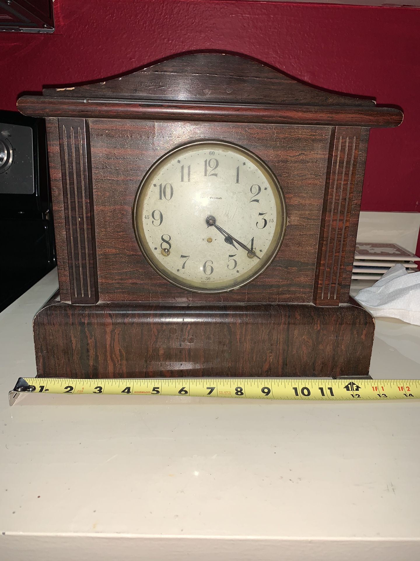 Antique Seth Thomas Mantel Clock For Display / Repair 