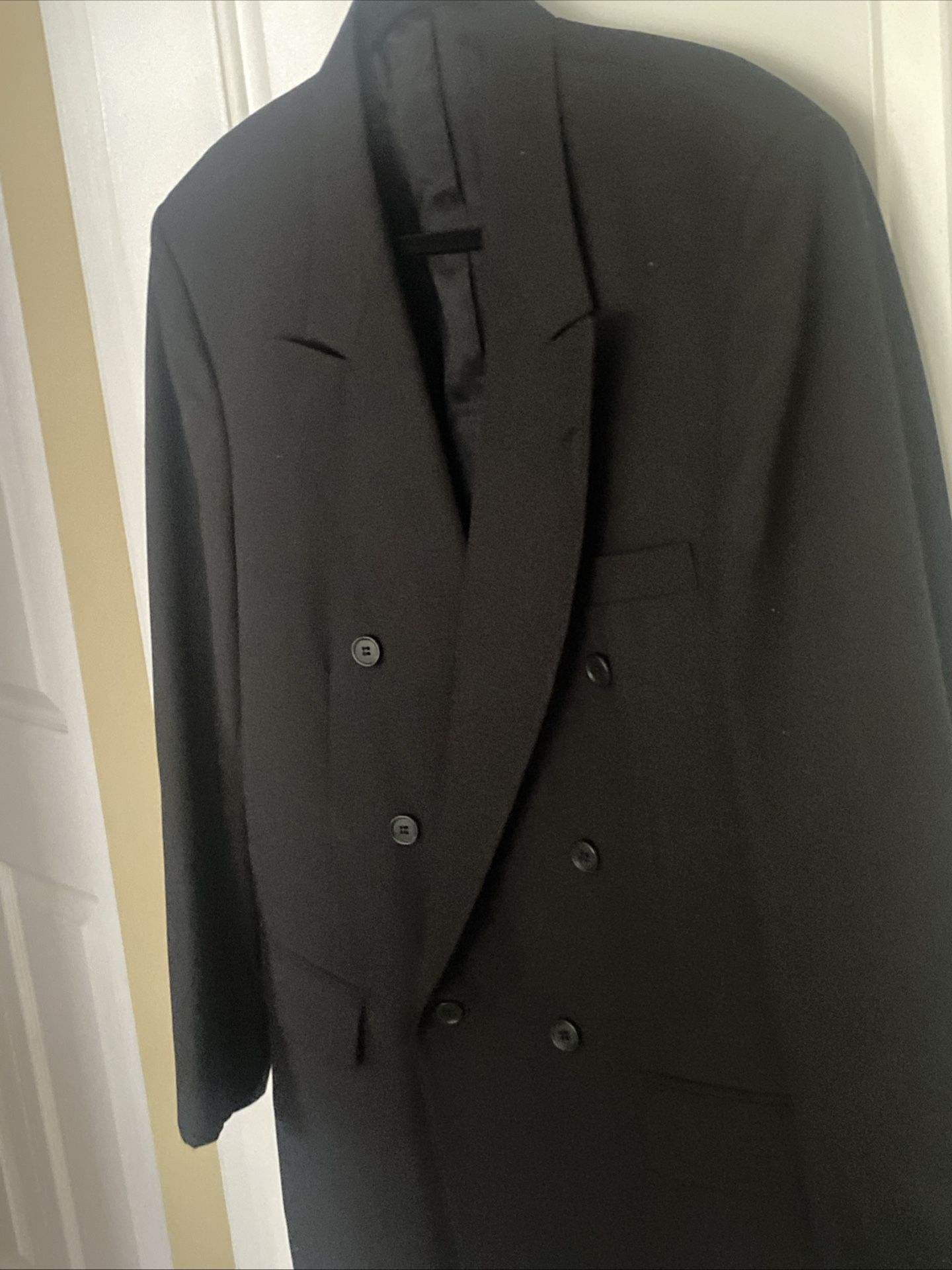 Town Craft Jacket Mens 41 R Black Blazer Coat.