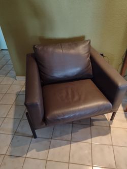 Leather seat