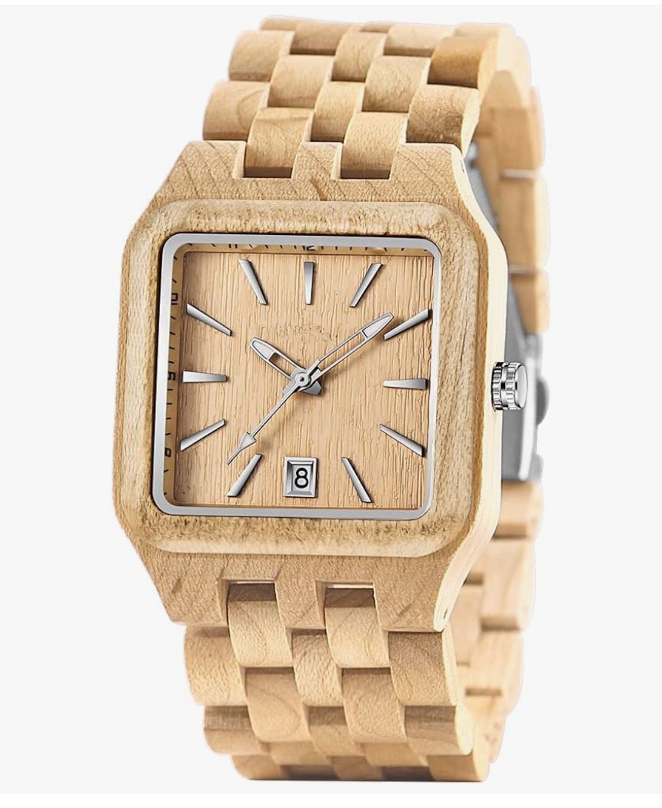Wood Watch “ Natural Or Cherry Wood Watch “