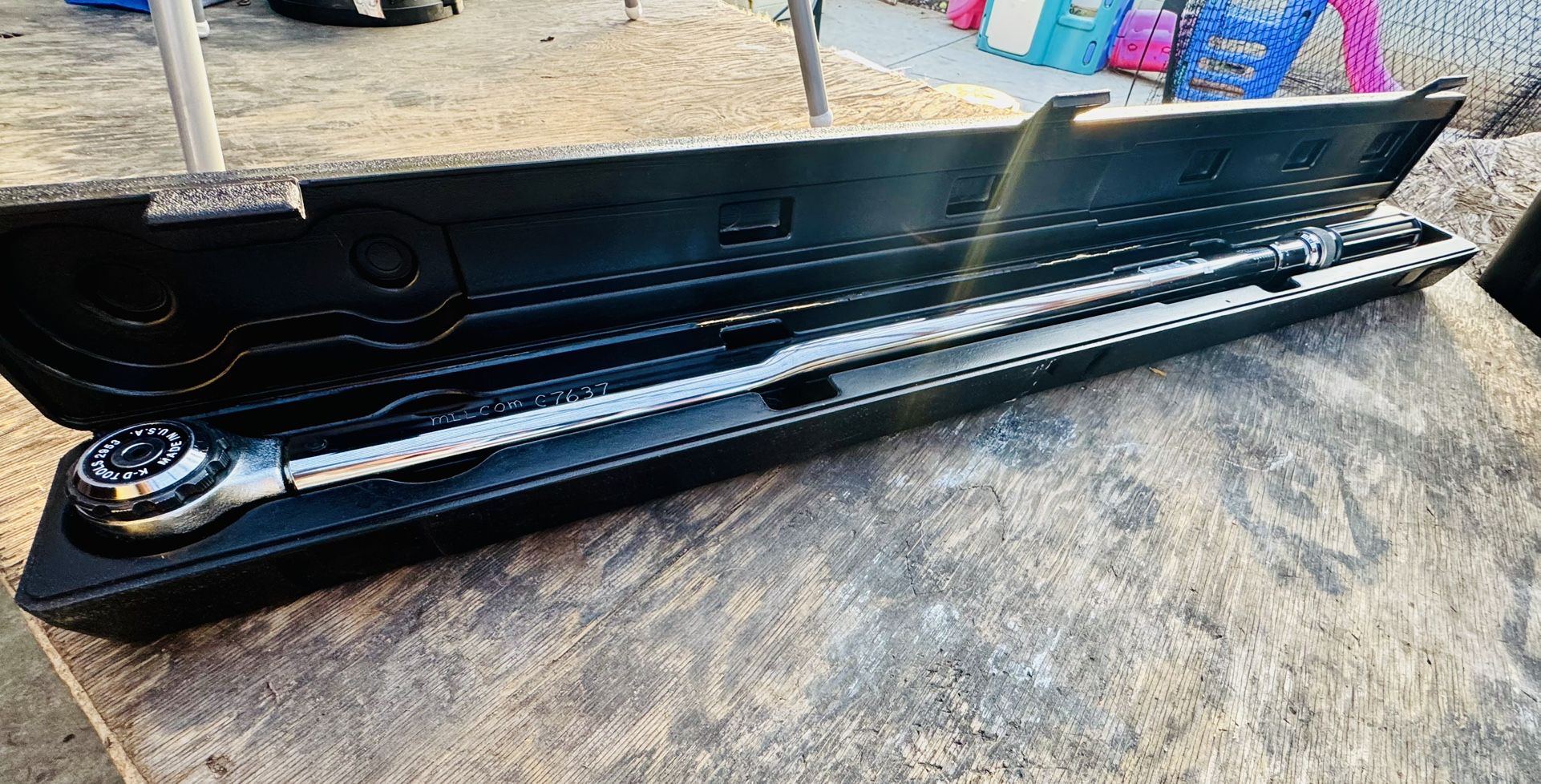 K-D Tools 3/4" Drive Torque Wrench 100-600 Ft/Lbs