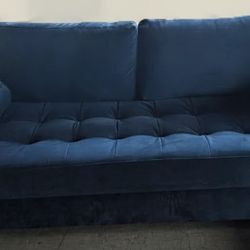 New! Joybird Briar Sleeper sofa bed Royale Cobalt velvet