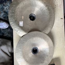Ride Cymbal & Two China Cymbals
